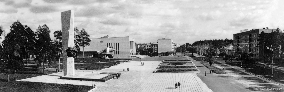 Выкса, площадь Октябрьской Революции, СССР